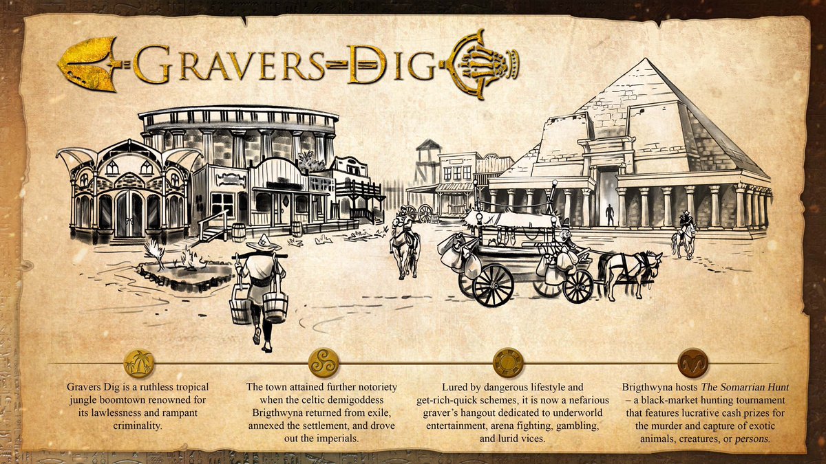 WorldofChaldea's tweet photo. Gravers Dig is where our heroes’ quest began this season. 

Art: @TinnelLovitt
History: Steve Conard

#worldofchaldea #chaldea #Actoroke #series2 #art #GraversDig https://t.co/yX7AxdYwnn