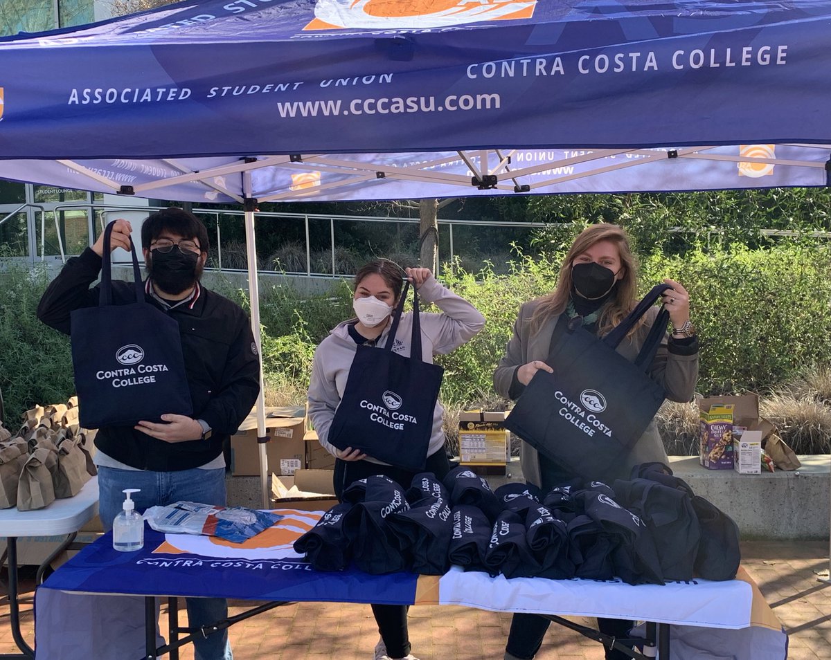 This week our <a href="/cccasu/">Associated Student Union CCC</a> and   Classified Professionals were giving care/safety kits with N95, Rapid Tests, and snacks.  More next week! Welcome to Spring 2022!