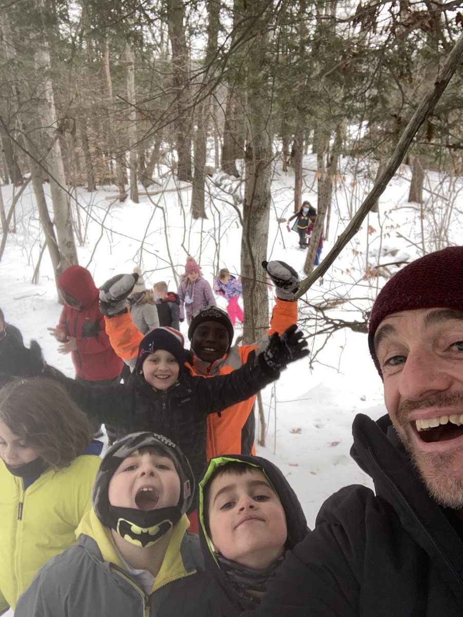 petroyberg's tweet photo. Animal Tracking started today at JRB. Dens, tracks and happy students https://t.co/07yIdFJjth