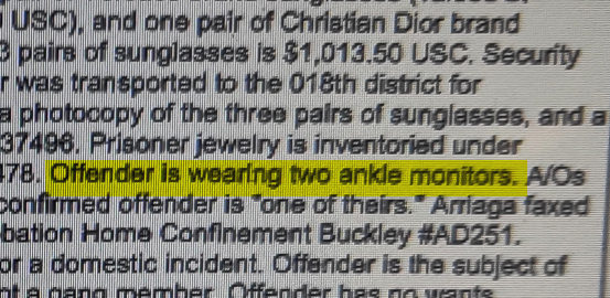 CWBChicago's tweet photo. We should probably start a new site dedicated strictly to Cook County electronic monitoring stories.

Here's one. A guy wearing TWO electronic monitoring bracelets — one from each of the county's EM programs — is charged with shoplifting.

#Chicago https://t.co/sryw8GnB93