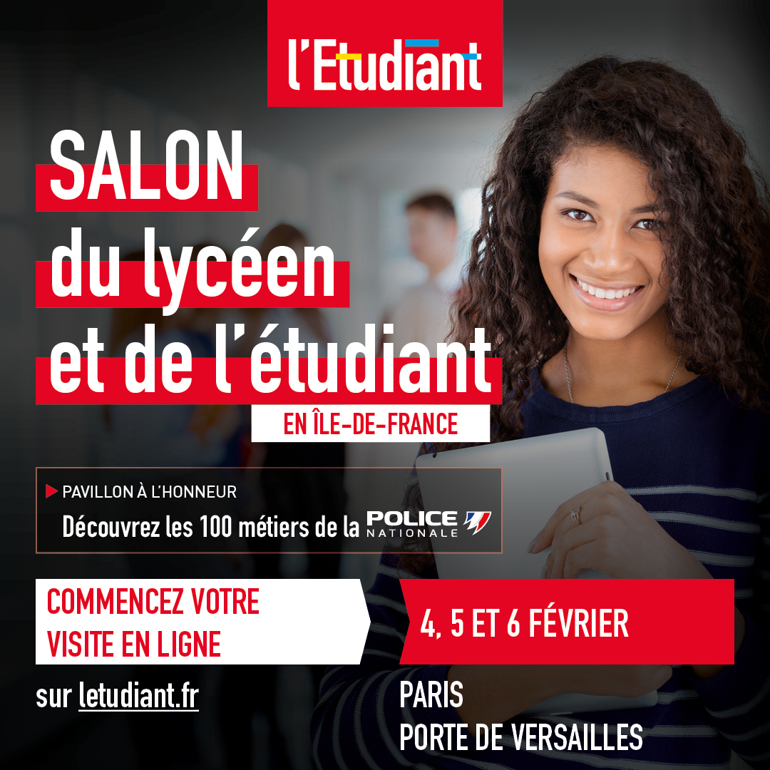 #SALON •  Le Salon du lycéen et de l'étudiant vous accueille à Paris Porte de Versailles pour vous aider à trouver votre orientation. 📅

👉Préparez dès à présent votre visite et téléchargez gratuitement votre invitation !  bit.ly/3rpwNRL
