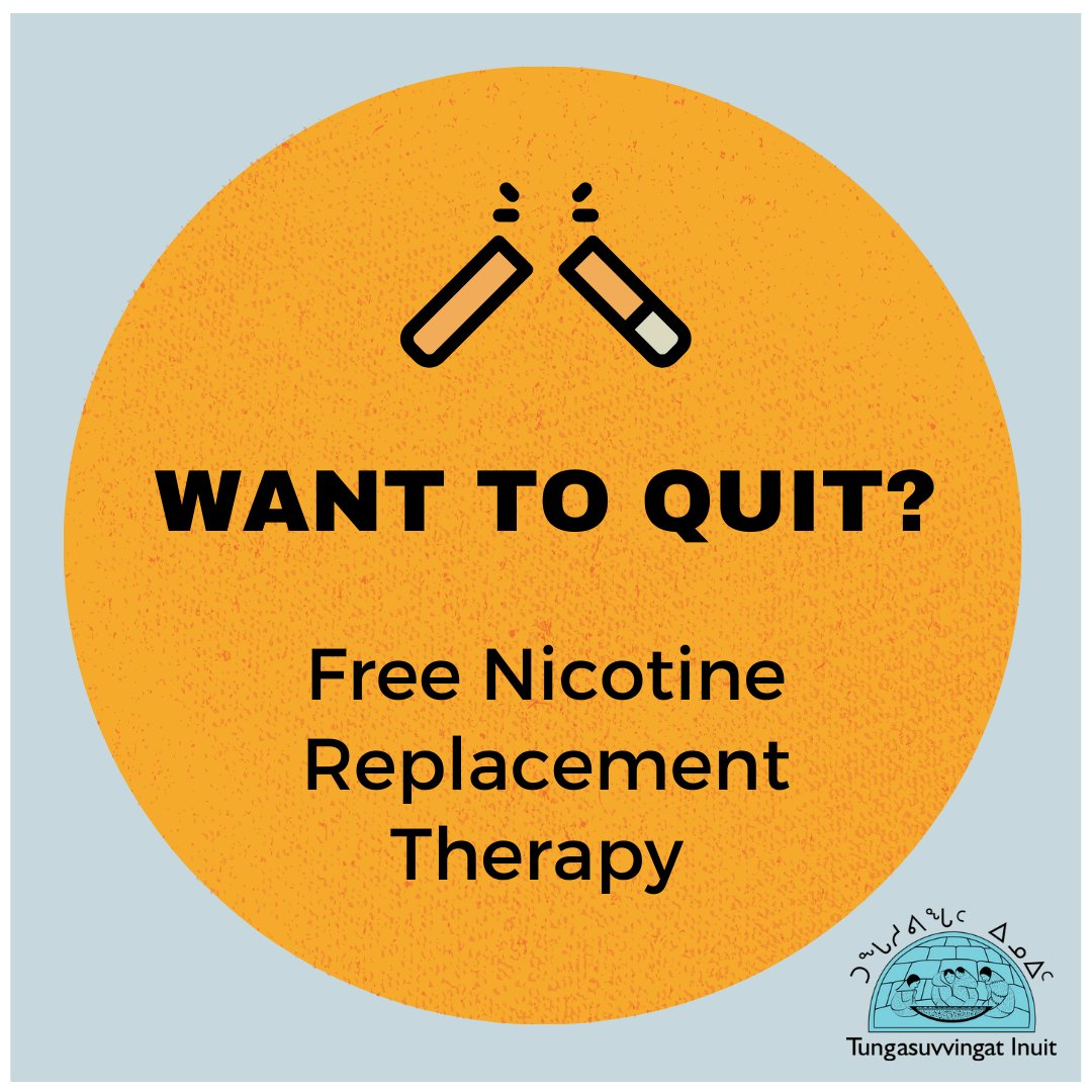 TIOntario's tweet photo. Want to quit smoking? 🚭

Access free Nicotine Replacement Therapy (patches, inhalers, lozenges and gums) and counselling support to help you on your quit journey.

Contact Felicia at fakhibi@tiontario.ca for quit support.

#QuitSmoking #FreeNRT #TobaccoFree #TungasuvvingatInuit https://t.co/B8XBPddwvf