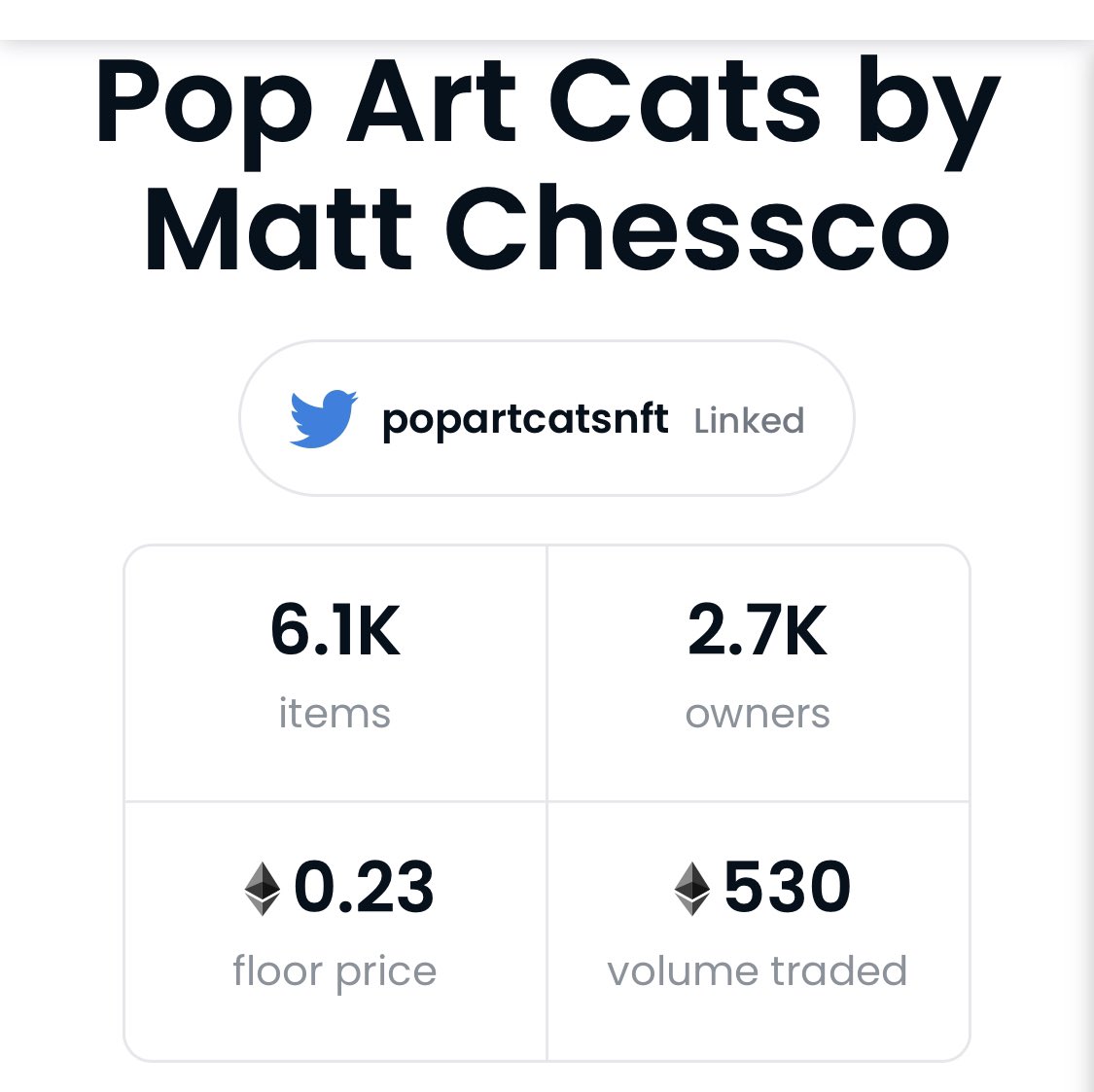popcatsssss's tweet photo. Already 6,000 NFTs sold and the public sale hasn't started!! 😼 #NFT #nfts https://t.co/q93Tyjye6M
