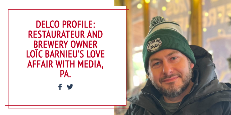 Meet #Delco's Loïc Barnieu! This chef, restaurant and brewery owner, originally from Burgundy, France, shares his love of #MediaPA and his 3 local hospitality hot spots (with a 4th opening soon!) in our latest update ➡️  bit.ly/MeetLoïcBarnieu <a href="/Sterlingpigbeer/">Sterling Pig Brewery</a>.