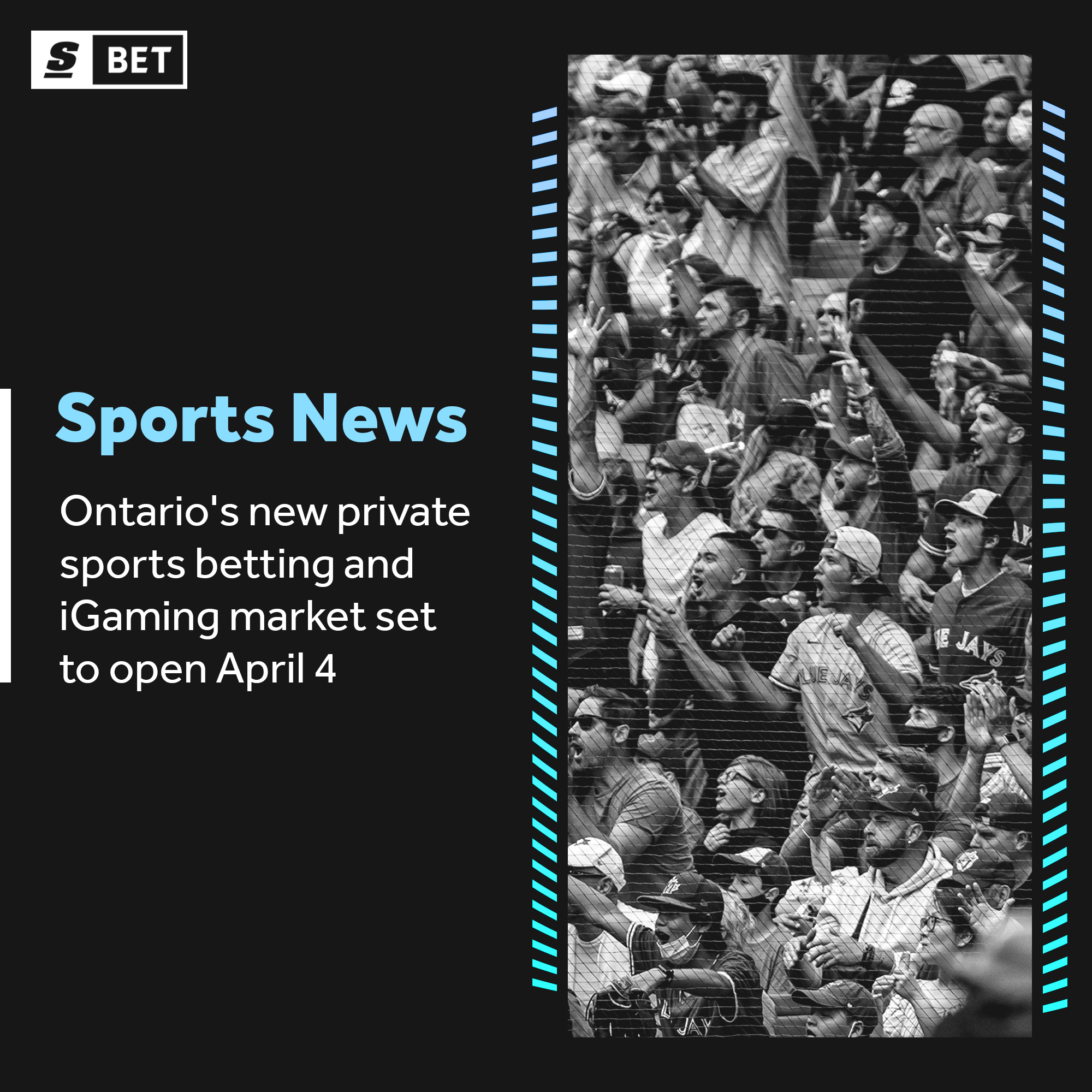 Ontario to open private sports betting market on April 4