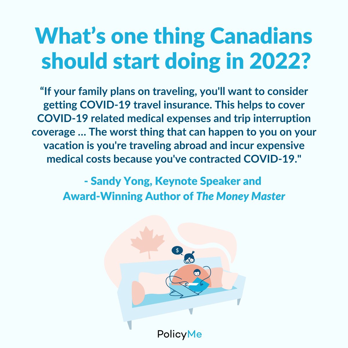 What's one thing Canadians should start doing in 2022? We asked <a href="/MoneyMasterBook/">Sandy Yong</a> for advice.

To find out more about Canadians' financial outlook for 2022, check out the link below for our full Canadians &amp; Money Survey:

bit.ly/3tBSelm

#personalfinance #financialfreedom