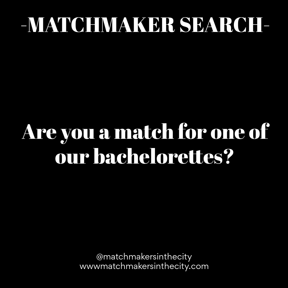 MatchmakersITC's tweet photo. Want to play Matchmaker? Calling all LA Bachelors in their 30s and 40s... we are on the hunt for one of our amazing Bachelorettes! DM us @matchmakeritc for more details. We can't wait to meet and matchmake you!

#matchmaking #love #dating #relationships #matchmaker #lamatchmakers https://t.co/sySABPRoJN