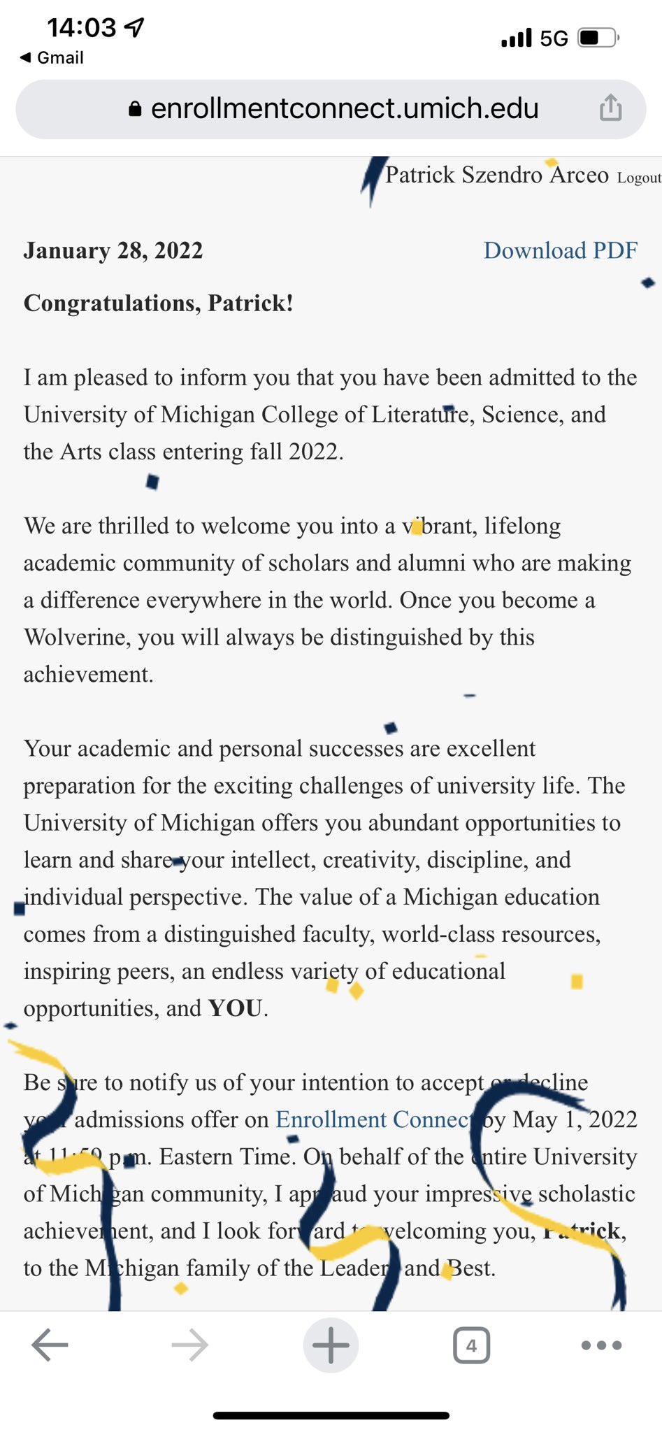 Umich Fall 2022 Schedule U-M Admissions (@Umichadmissions) / Twitter