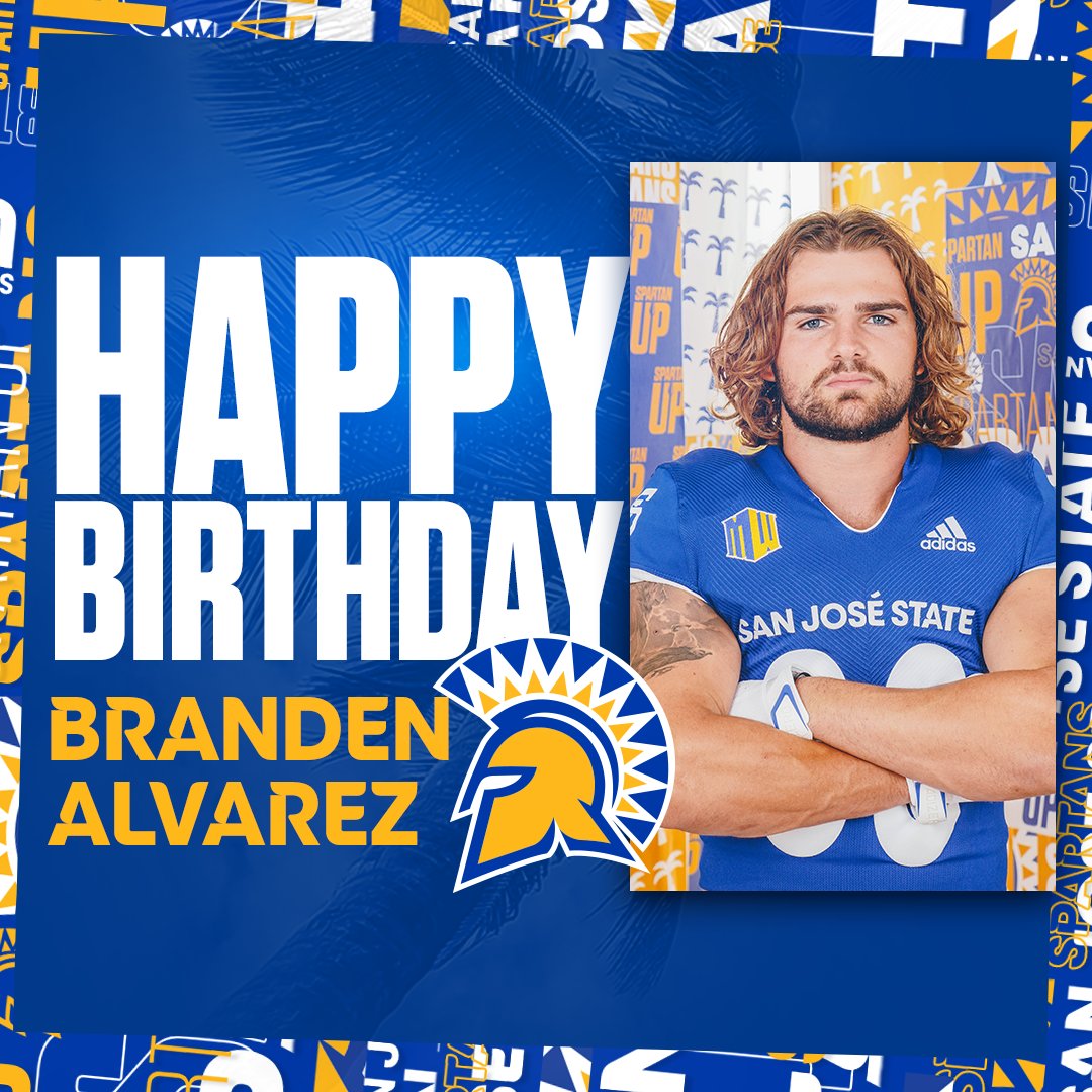 SanJoseStateFB's tweet photo. Happy Birthday to Freshman Wide Receiver @Balvarez_1 🎉🎉

#SpartanUp https://t.co/97zR9qX2Ac