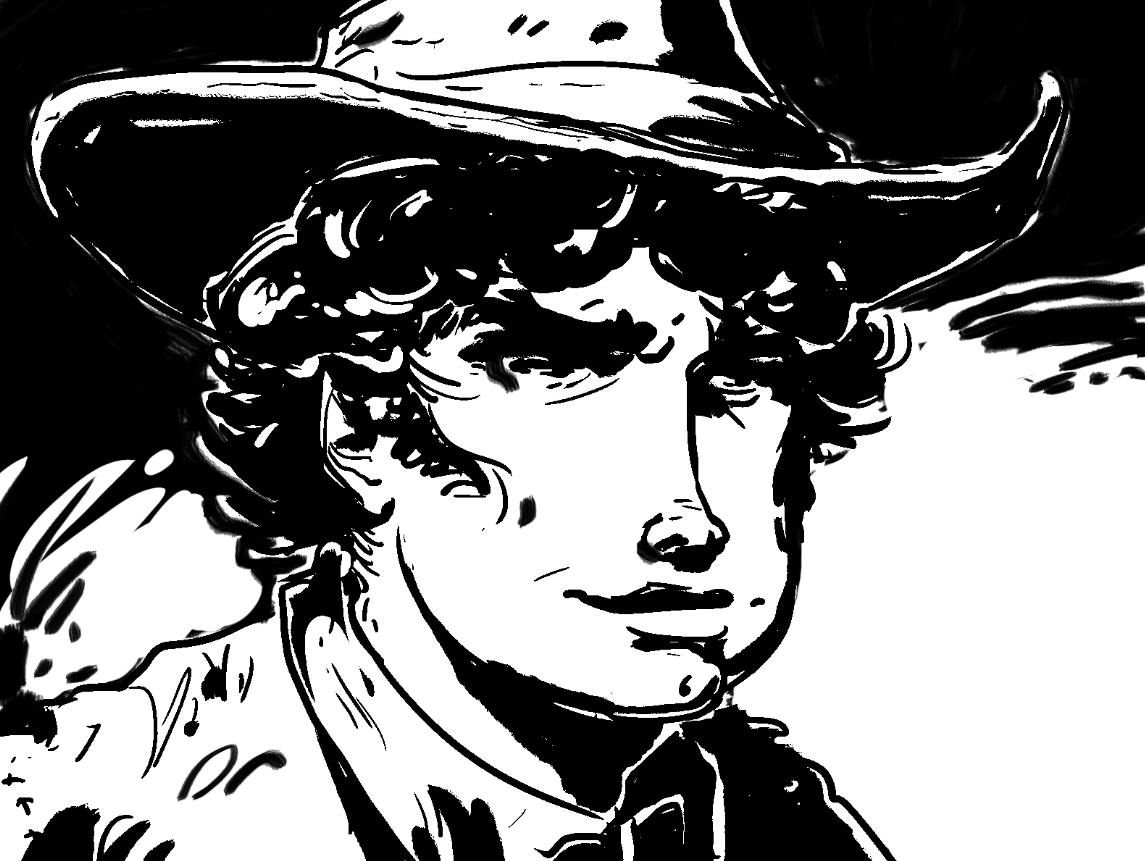 mattcrotts's tweet photo. sketch for upcoming #GOLDWEST project.
Drew this 1 year ago and we've been polishing the approach ever since. yall gonna love this comic 🌵 https://t.co/o7bmUAWicV