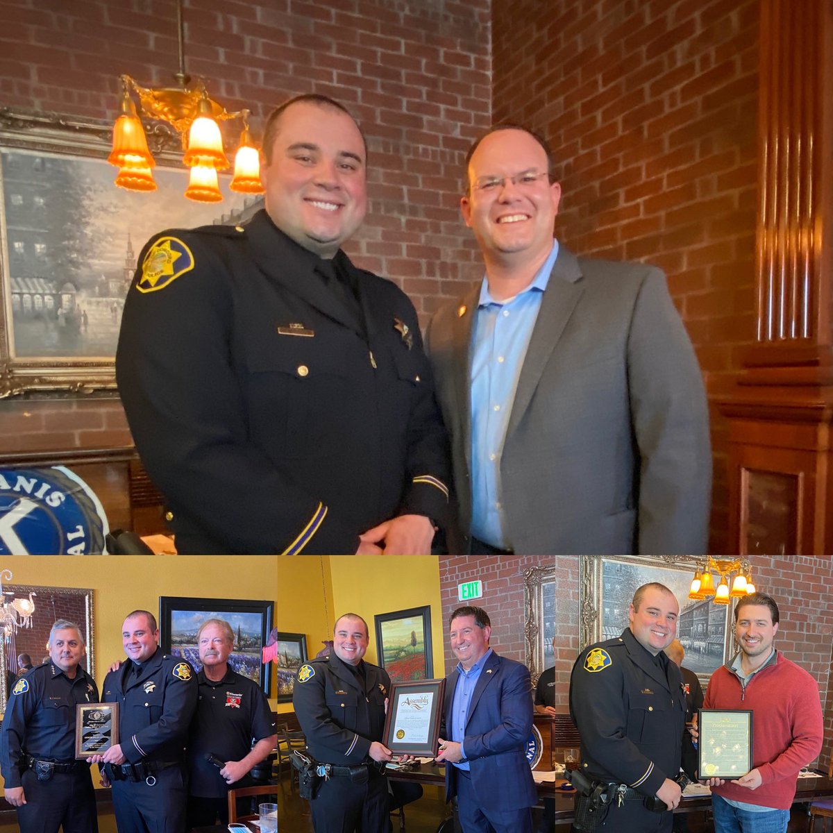 TimMcGallian's tweet photo. It was an honor to recognize Officer Dylan Luciano as the 2021 Police Officer of the year for the City of Concord presented by the Kiwanis club of Concord. 

Thank you to all of our incredible men and women who keep our city safe day in and day out. https://t.co/Lk4fz3gaSf