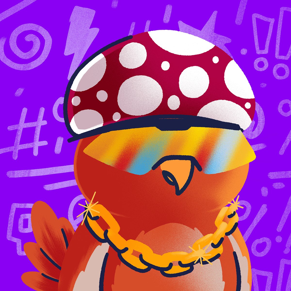 ArnoKiss's tweet photo. Hi, my name is Arno and I'm building my own universe. Complete with killer robots, mind control, and cosmic threats.  

I'm also the artist for @CrankyCritters_ The best pfp project ever. (We're making a freaking boardgame!)

https://t.co/Be1Bb7Id54 https://t.co/ze6uDAYxW3