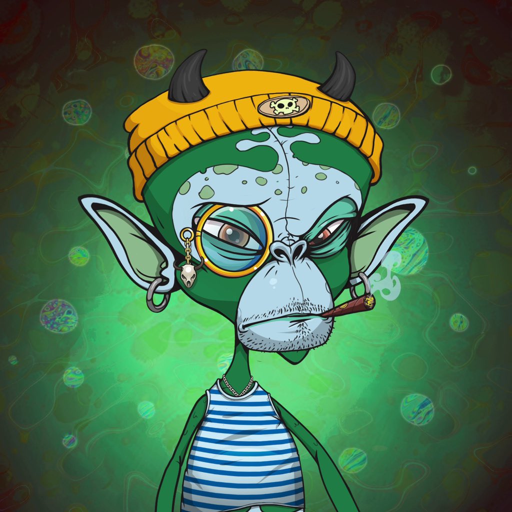 In honor of me buying a Moon Ape yesterday I’ve decided to give one away to a lucky follower today! 🎁

Enter now for your chance to win!

- Follow Me &amp; <a href="/MoonApeLab/">Moon Ape Lab</a>
- RT &amp; Like This Post
- Tag 5 People

Winner announced tomorrow! 🥳

Moon Ape Collection: opensea.io/collection/mal…