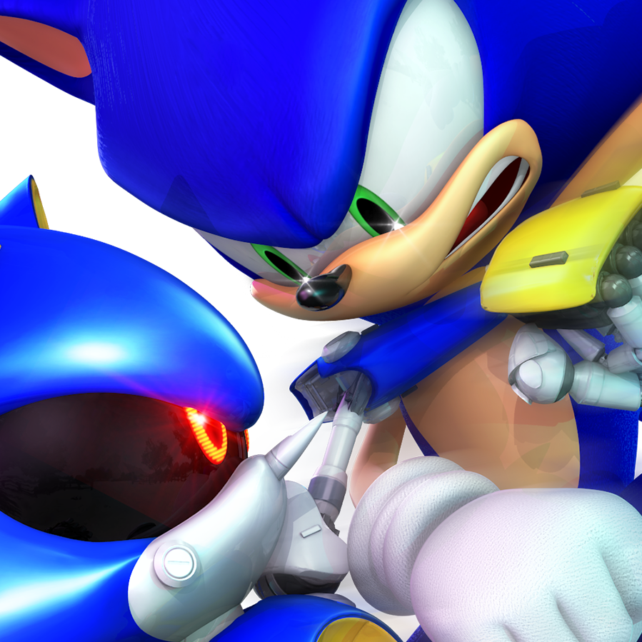 Nibroc.Rock on X: Here's a new Metal Sonic 3.0 artwork for Sonic Rivals 2  anniversary, this is my most menacing render of him yet~   / X