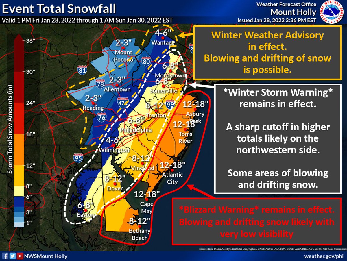 NWS Mount Holly tweet media