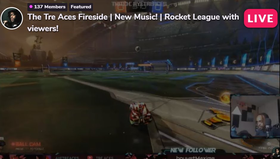 We're celebrating the new single "Get Up" with @Tre_Aces in a fireside livestream on Game Jolt! Come play <a href="/RocketLeague/">Rocket League</a> with him and listen to "Get Up" by Tre!
gamejolt.com/fireside/tmahu…
#livestream #music #RocketLeague