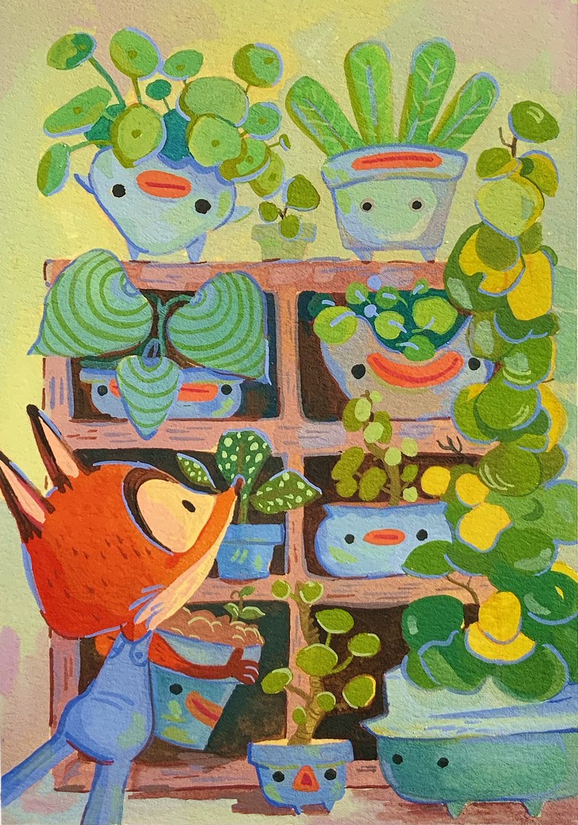 phonemova's tweet image. Buddies &amp;amp; gardener ✨