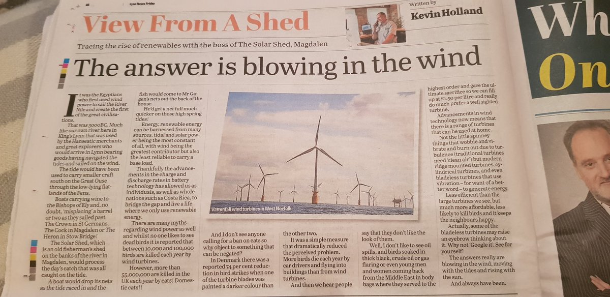 TheSolarShed's tweet photo. Latest column in @TheLynnNews
I'd post a link but the buggers have put me behind a paywall.
Must be all the death and destruction discussed. #Not4Kids https://t.co/x335YI6euY