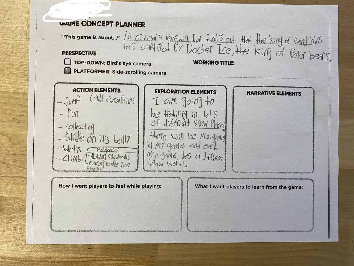 MistyKluesner's tweet image. Our @WolfpackCSI 5th graders are making some awesome progress on their video games in Innovator’s Hour! They are finishing up their planning and starting to build out their designs in @bloxels ! 

#CUSDrockstar @campbellusd #CSICreativityAndDesign #ArtsEdChat @MERIT_KCI