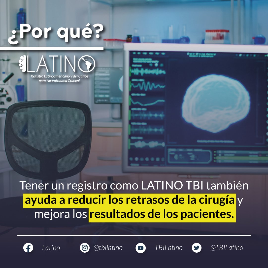 TBILatino's tweet photo. Recopilar datos clínicos y epidemiológicos de alta calidad, permitirán mejorar la evaluación de resultados para desarrollar estrategias en salud que mejoren la atención del TCE. 👇
Encuentra más información en:https://t.co/4LDN4BdYir https://t.co/lyLIusXjcE
