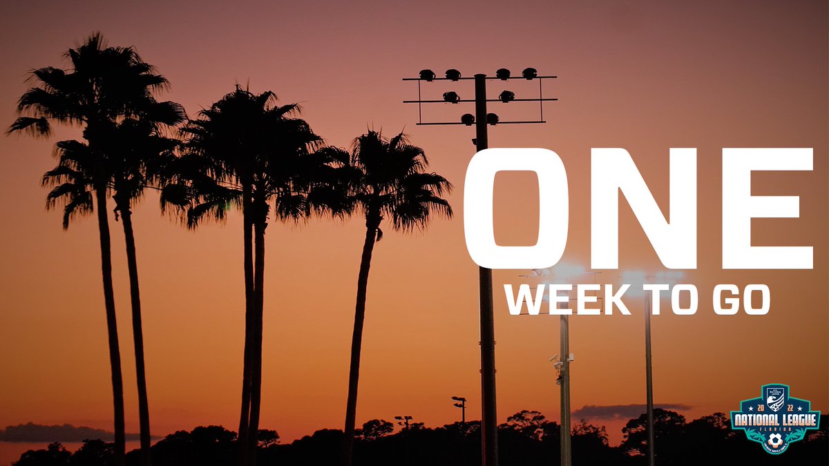 1⃣ WEEK. 🌴⚽️🙌

#EarnYourPlace