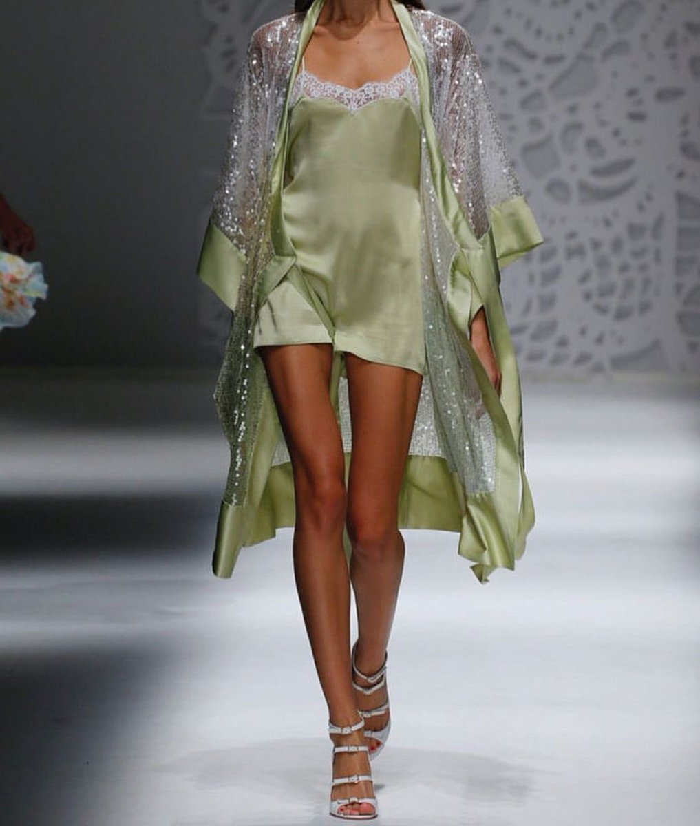 maddy perez wearing blumarine ss18 rtw