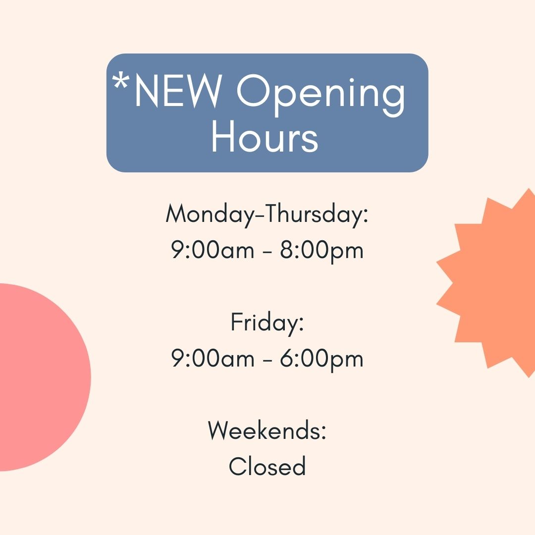 LTUAAC's tweet photo. Here are our new opening hours! https://t.co/dKDG2AzoeE
