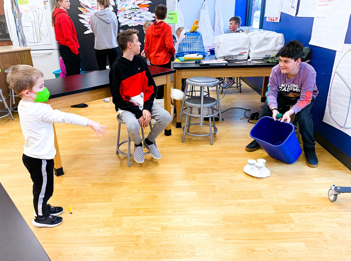 Mrs. Kallal’s FCS classes had a busy week! The 7th graders welcomed our preschoolers over for some fun activities. The 8th graders tested out their culinary skills by cooking some delicious biscuit creations. Great work by the Middle School! #NPGreat