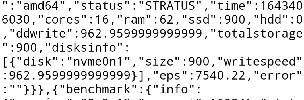 Cabecinha1984's tweet photo. We already some #Fluxnode prepared for new halvening requirements! So excited about the scale of our network, not only in numbers but the also important, in performance! Cpu with 7540 EPS detected here! Massive performance! $Flux #CloudComputing #BTC #Flux #blockchain @RunOnFlux https://t.co/1H68RWkLpH