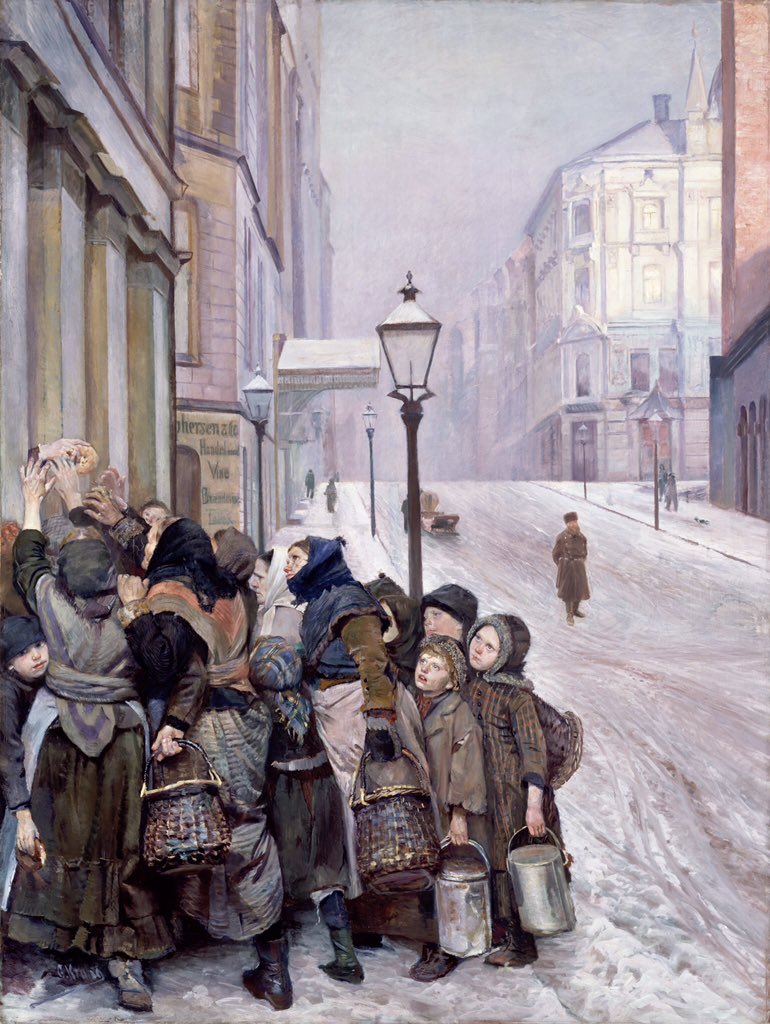 “La lucha por la supervivencia” es una obra realista del pintor noruego Christian Krohg realizada entre 1888-1889.