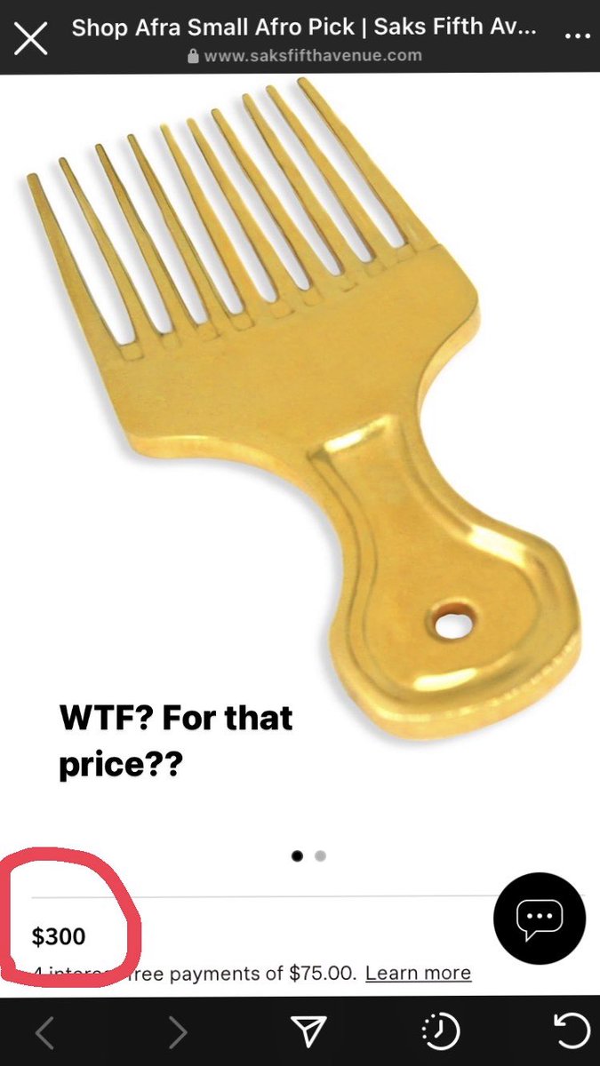 CastroLuisE's tweet photo. Dear @saks . What the hell was you thinking when you set the price for this item?!?! #TotalRipOff #NotWorthThePrice #Greed #GreedySakes #RT #RETWEET #ShameOnYou https://t.co/QExNhtzODz
