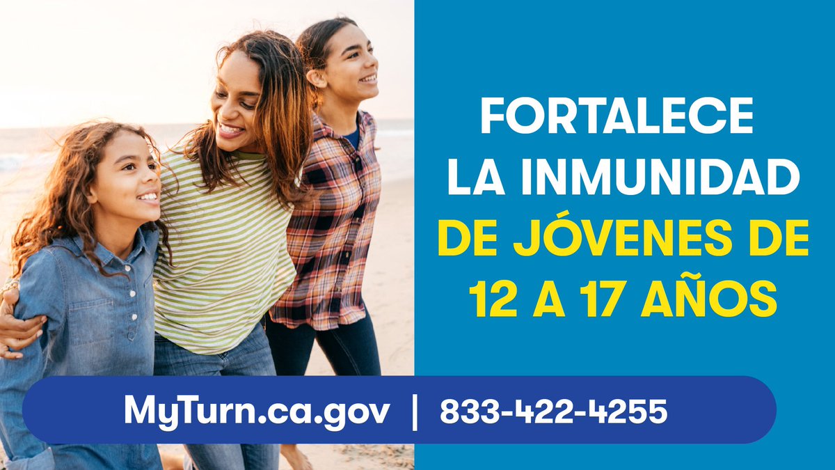 Fortalece la protección de tu familia.Si ya pasaron 5 meses desde que tu adolescente recibiósu segunda dosis de Pfizer es tiempo de que obtenga su dosis de refuerzo. Encuentra una dosis de refuerzo cerca de ti. #Vacúnate #Valleyforward