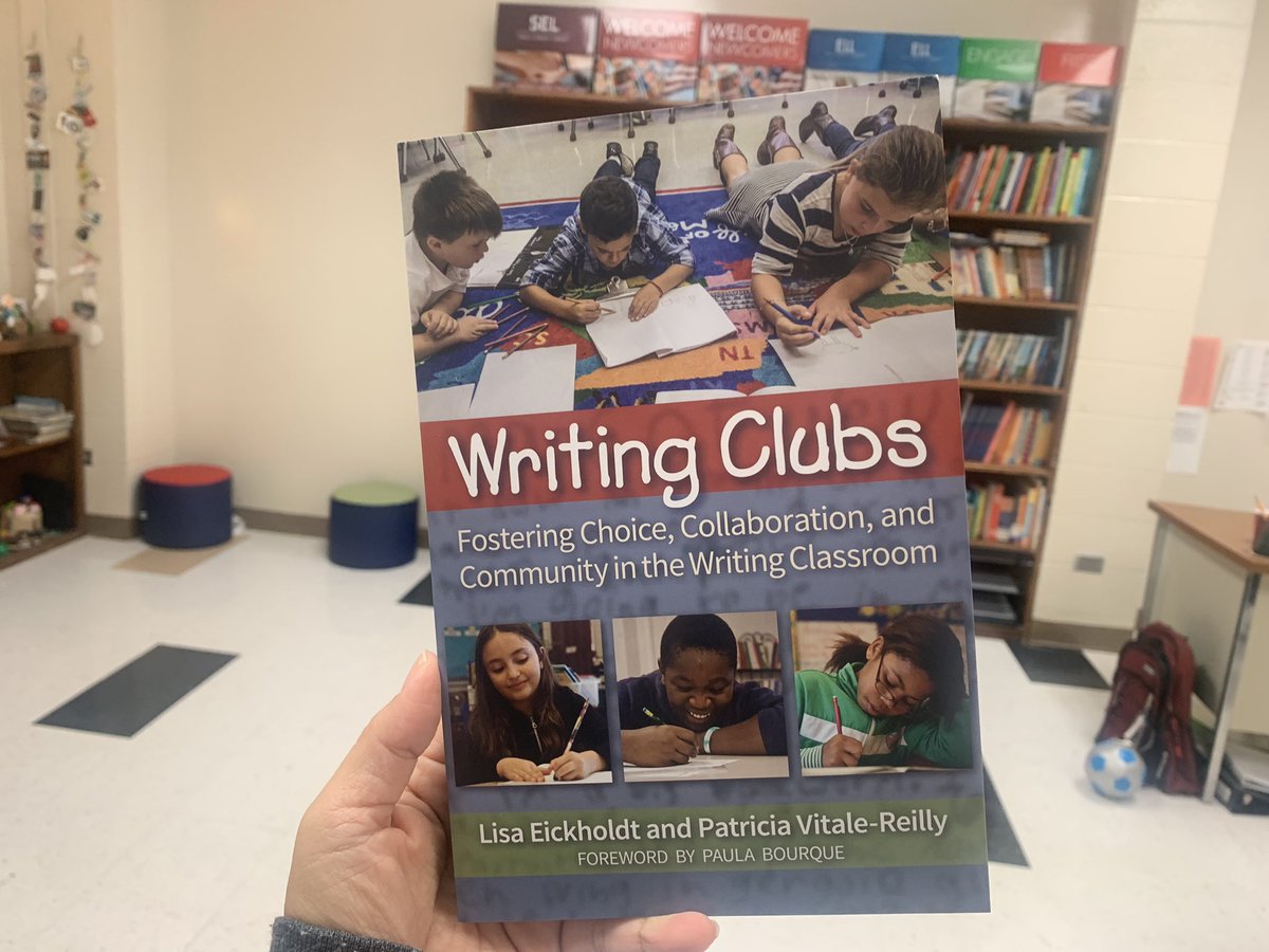 emilyfranESL's tweet photo. What a beautiful surprise delivered to my school today 😀 eeeeeek!
#WritingClubs by @pattyvreilly & @LisaEickholdt looks ah-mazing!
Thank you 🙏🏽 I cannot wait te get GREAT ideas to continue supporting my Ss with writing ✍🏽 https://t.co/q5okOu4Z9w