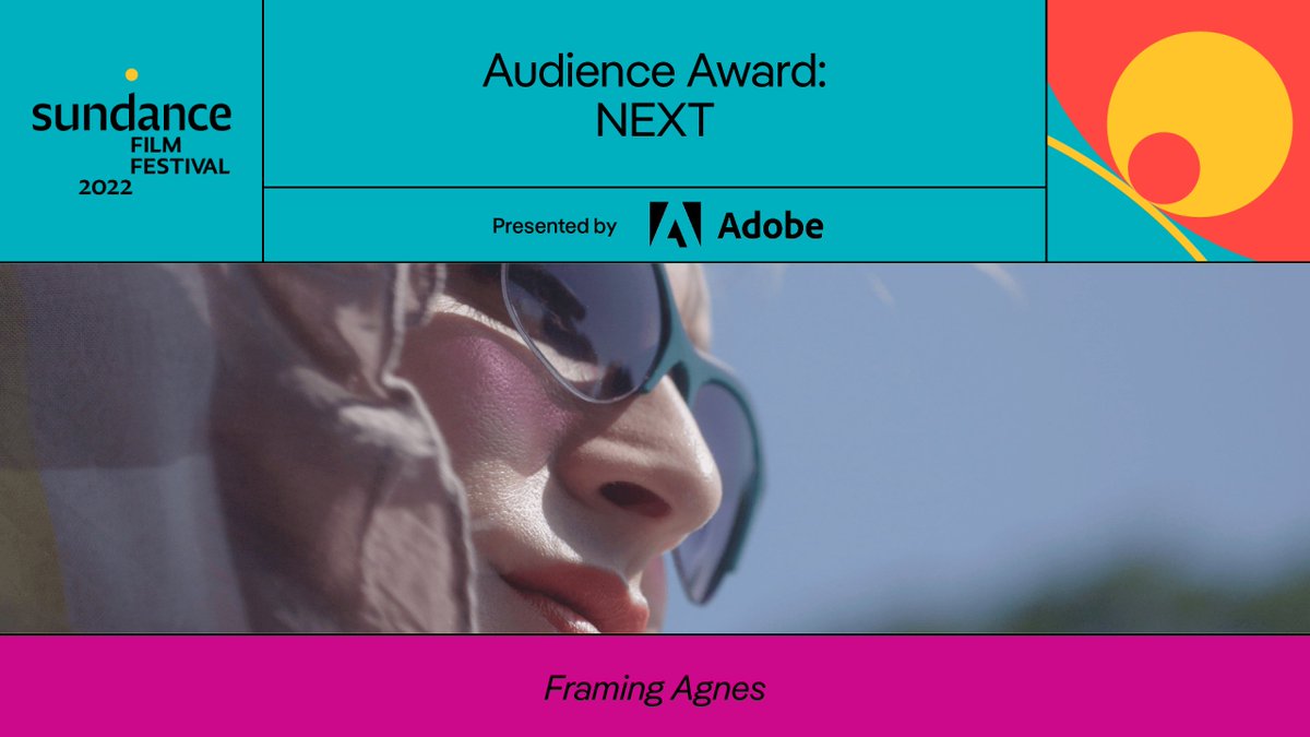 Sundance Film Festival (@sundancefest) on Twitter photo 🏆 Audience Award: NEXT presented by <a href="/Adobe/">Adobe</a> goes to FRAMING AGNES (<a href="/framingagnes/">Framing Agnes - In Theaters Now</a>), directed by Chase Joynt (<a href="/ChaseJoynt/">Chase Joynt</a>). #sundance 🏆 Audience Award: NEXT presented by <a href="/Adobe/">Adobe</a> goes to FRAMING AGNES (<a href="/framingagnes/">Framing Agnes - In Theaters Now</a>), directed by Chase Joynt (<a href="/ChaseJoynt/">Chase Joynt</a>). #sundance