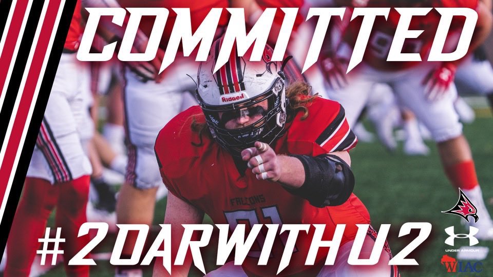 HunterKarlson1's tweet photo. After a great talk with @CoachWalkerRF I have decided to commit to the University of Wisconsin River falls!❤️🤍 Thank you to all the coaches and teammates who have helped me through my journey!! #topgunoffense #gofalcons https://t.co/EhnaUb243x