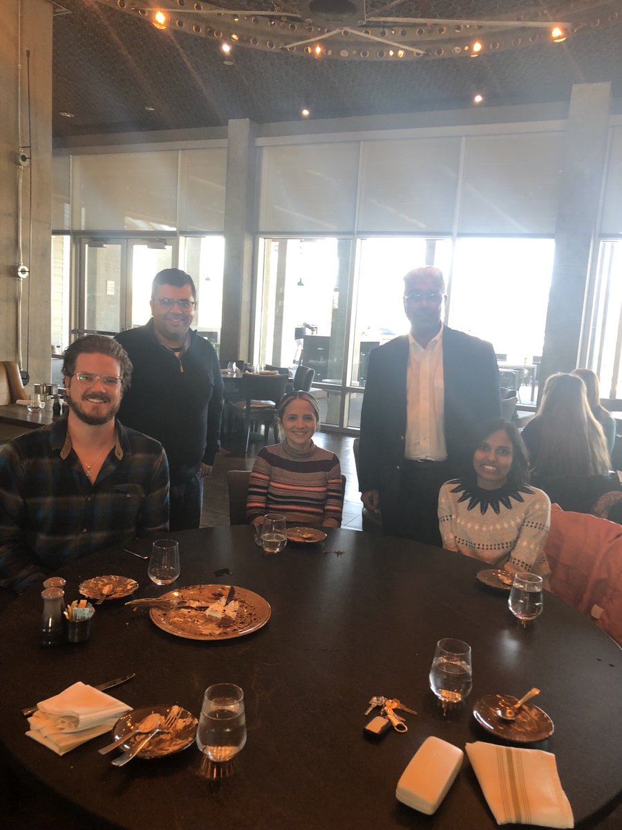 Sarbajit Banerjee (@sarbajitbanerj1) on Twitter photo The first of our farewell lunches for <a href="/_NataliaRiv/">Natalia Rivera</a> who will soon be headed to <a href="/SolvayGroup/">Solvay</a> to pursue an industrial career. We’ve been so incredibly lucky to have her - thanks to <a href="/UBChemistry/">UB Dept of Chemistry</a> <a href="/Watsonlab_UB/">UB Watson Lab</a> for sending her our way The first of our farewell lunches for <a href="/_NataliaRiv/">Natalia Rivera</a> who will soon be headed to <a href="/SolvayGroup/">Solvay</a> to pursue an industrial career. We’ve been so incredibly lucky to have her - thanks to <a href="/UBChemistry/">UB Dept of Chemistry</a> <a href="/Watsonlab_UB/">UB Watson Lab</a> for sending her our way