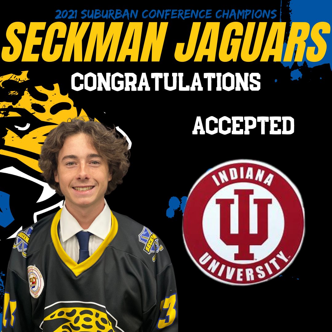 HockeyJaguars's tweet photo. We have been informed that Senior forward & Alternate Captain Carter Ammel has committed to continue his education at Indiana University Bloomington. Congratulations & Good luck we know you will do great things.
#ManyPawsOnePride #OnceAJaguarAlwaysAJaguar https://t.co/ArcdaqpdAH