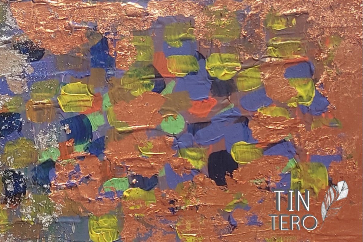 Una pintura nueva, "Estaciones" está hecha en mdf de 18x77cms, y está en venta. El 25% es donado a <a href="/FundacionToby/">Fundación Toby</a> . Poco a poco iré subiendo más pinturas, espero que les guste mi brinco al óleo.