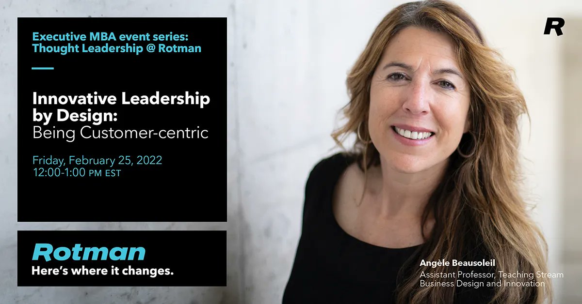 RotmanMBAMFin's tweet image. The business design and creativity courses in our 3 executive MBAs can help you understand the mindsets behind successful innovation initiatives. Join this interactive talk and discover how innovation really happens. Fri Feb 25, 12-1 pm EST. @rotmanschool  buff.ly/32F0CW7