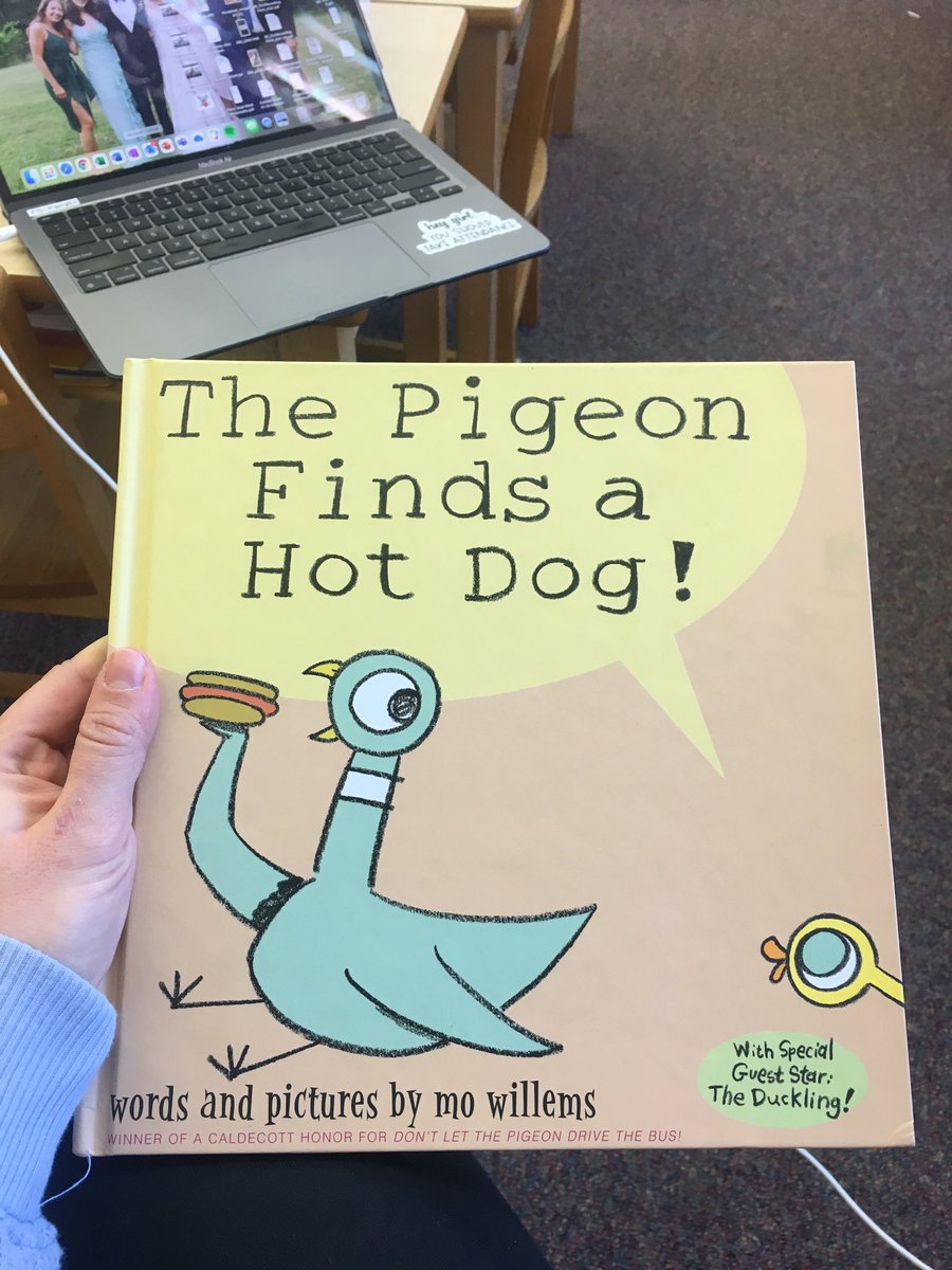 ElizabethParryS's tweet photo. Yay for Mo Willems books giving us precious laughs on a Friday afternoon. We just LOVE the pigeon books #MoWillems https://t.co/2XIxjkFCkN