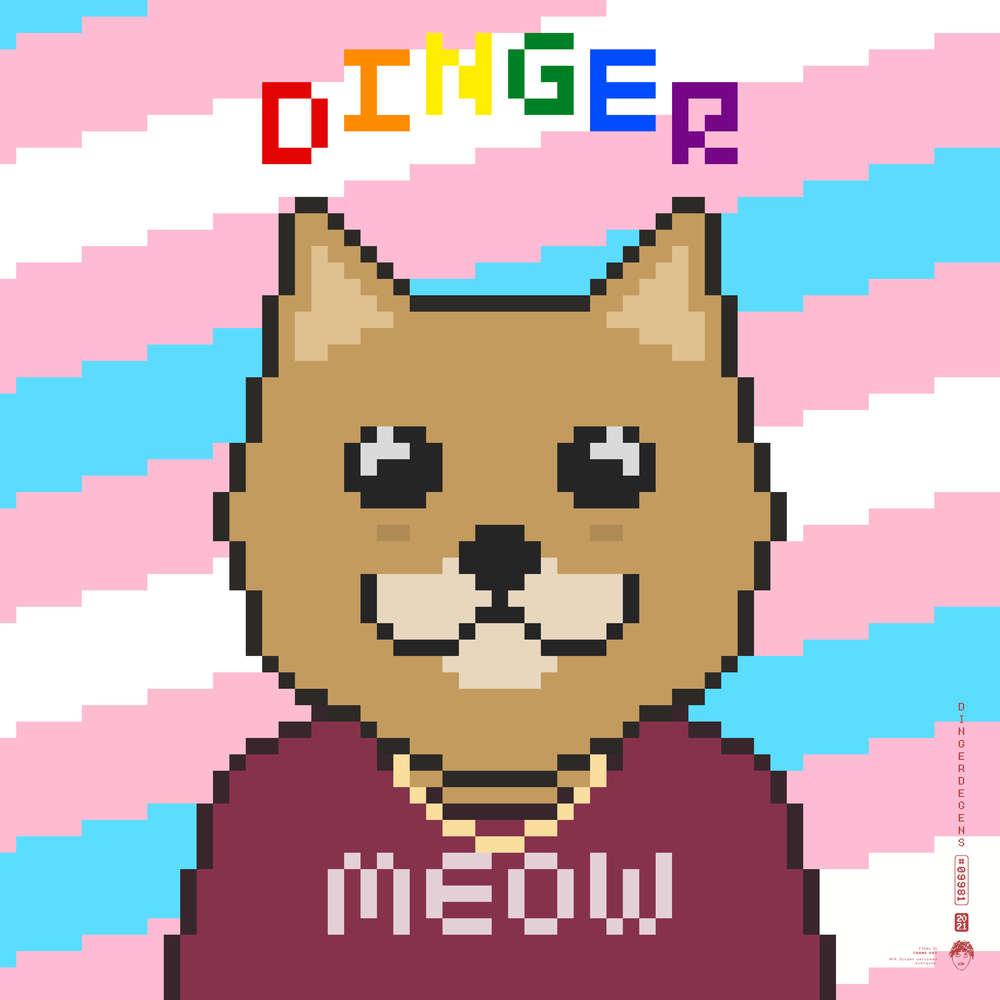 trevaCFS's tweet photo. @Gem_Mulla I think a lot of dogs may be #transcats, or at least #catcurious
$DINGER welcomes all cats and dogs
#doge #shiba #Floki https://t.co/HsnmRx1M5T