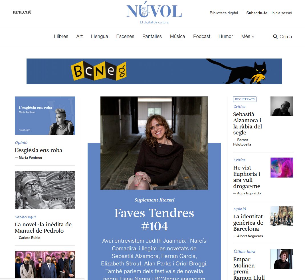 Sincerament, a una palatreca com jo, que ha viscut anys i panys en marges que son abismes encara per moltes, estar al bell mig de tantes lletres i llums és senzillament increïble. Si mostreu això a la travesti que era jo fa 15 anys, la mateu.

Efectivament, estic en un núvol.