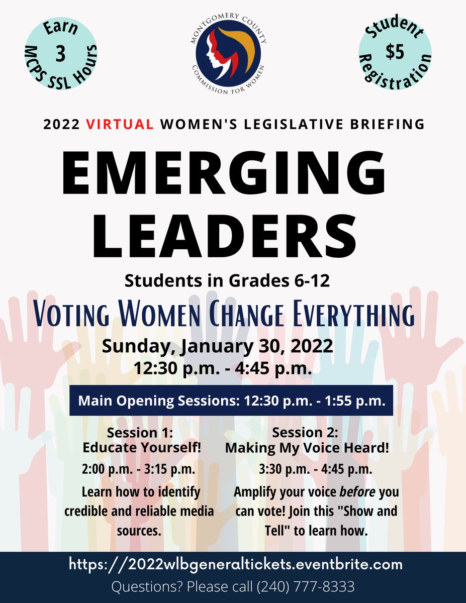 isabel_argoti's tweet photo. It's almost time! Can't wait to see you this weekend for the #2022WLB! Women's rights, voting, advocacy, and more happening virtually this Sunday. #MoCoWomen
Details and registration: https://t.co/H6crXvujwu https://t.co/db7MpP8no1