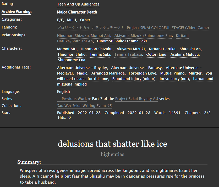NEXT ROYALTY AU FIC! shizuai focus. its a lot. i worked hard on this fic for #SWSEvent5 and it means a lot to me, so i hope everyone enjoys!

PLEASE read the tags and notes before reading. this fic is pretty heavy (mcd im sorry) and pretty long 

link: archiveofourown.org/works/36475870…