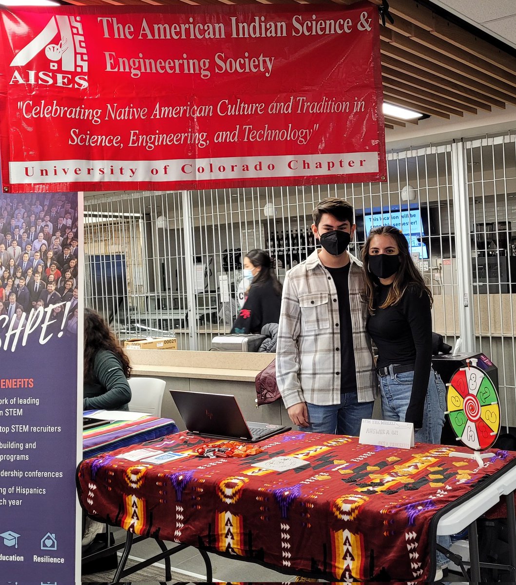 CUBoulderAises's tweet photo. We had fun seeing everyone at Engineering Immersion yesterday - let's keep the good vibes going and see you all around campus 🤓 https://t.co/CRT756bzDb