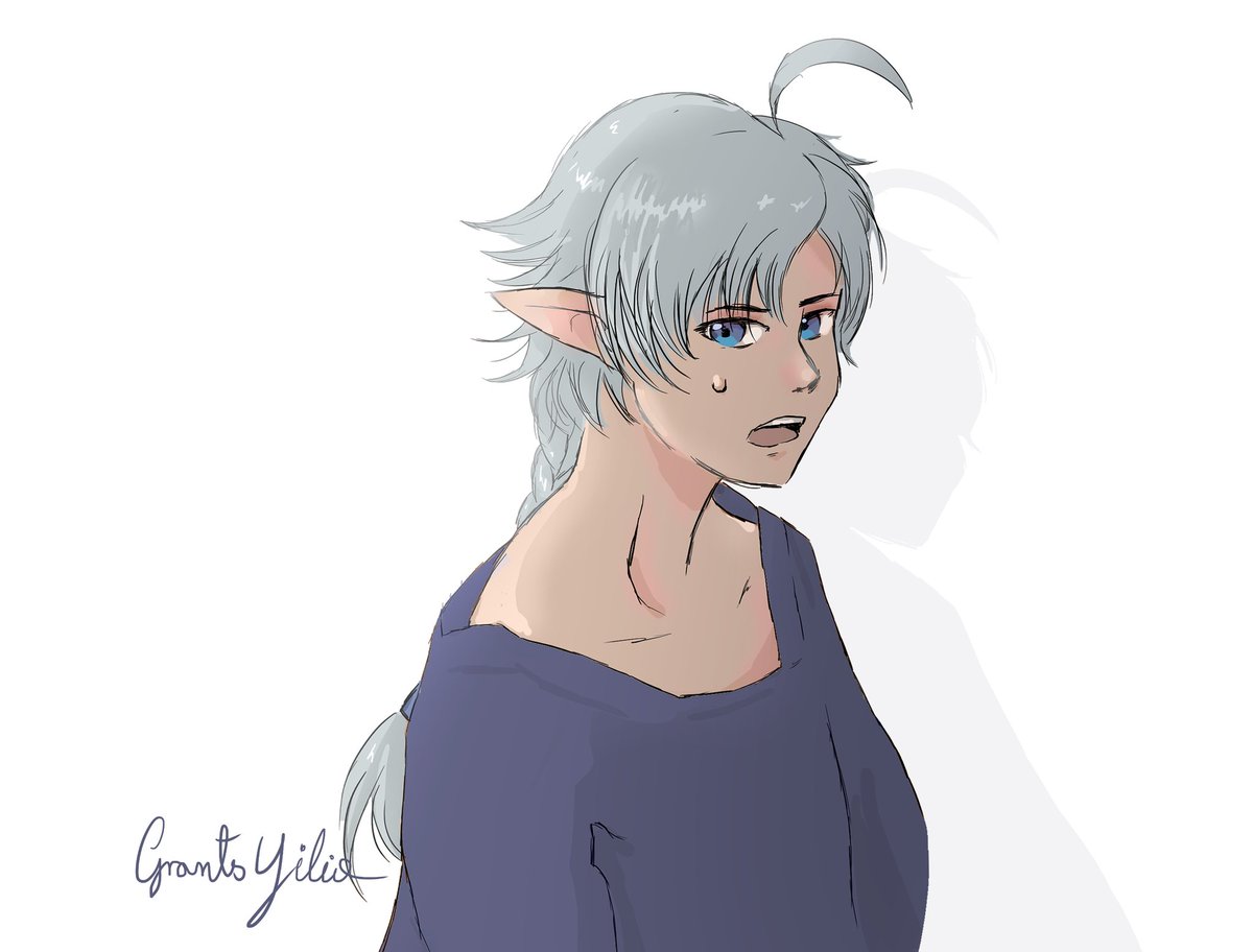 Some Alphinaud practice scribbles
Tfw your FFXIV sub ended before you finish Endwalker
I'm a slug I know