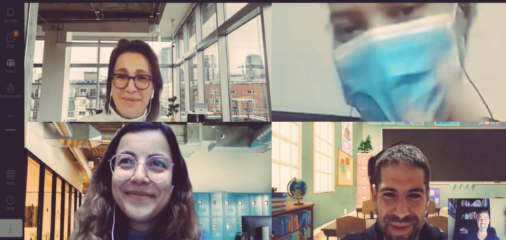 gracielamacielc's tweet photo. Hoy nos hemos reunido para concluir la fase dos y arrancar con más energía la próxima fase.

Tanto @lgascocapitan, @InmaLdez, @JMSantanaprieto y @Juanitor85 están muy bonitos en la captura. Yo en cambio no pude quitarme la mascarilla. 😷😷

#RRSS21_PEC_2 #RRSS21_PEC_GCB https://t.co/ihzih6SYUU