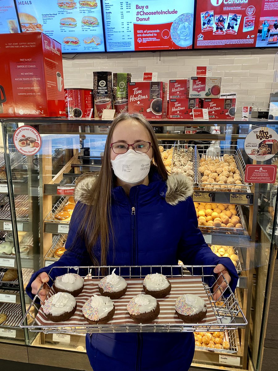 julia_romualdi's tweet photo. I am proud to be on the Special Olympics Ontario Board of Directors as the Athlete Representative. Go to your local Tim Hortons this weekend to buy a Special Olympic doughnut for #CHOOSE TO INCLUDE- TIM HORTONS CAMPAIGN all money raised goes to Special Olympics. #ChooseToInclude https://t.co/97oW9BXdZW