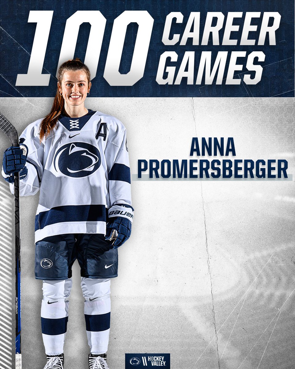 PennStateWHKY's tweet image. Another member of the 💯 game club! Congrats, @annaprom! 

#WeAre #HockeyValley