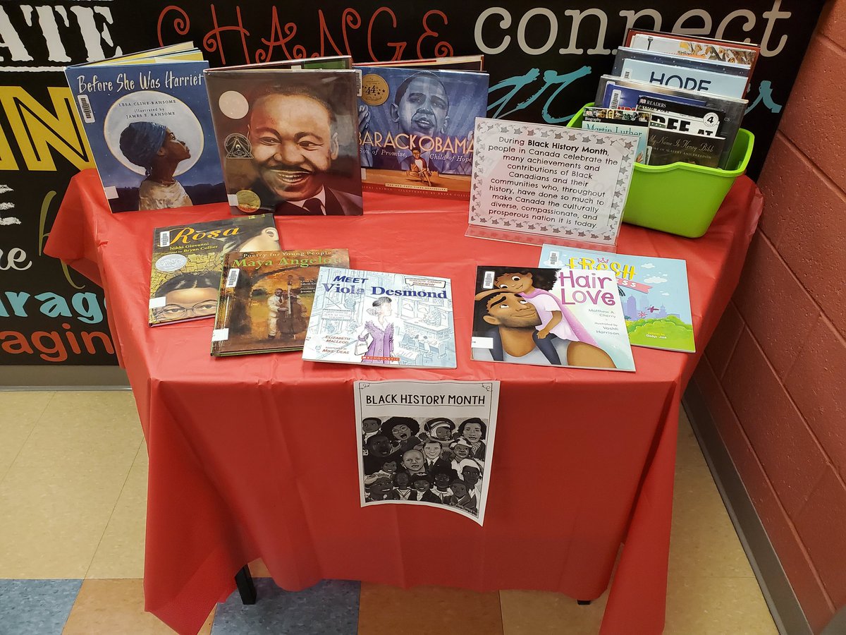 Don't forget to check out these inspirational people in black history as you walk the halls. Which adjective and story are you most inspired by? Please visit our library display table to learn more about February and Forever: Celebrating Black History Today and Every Day.
